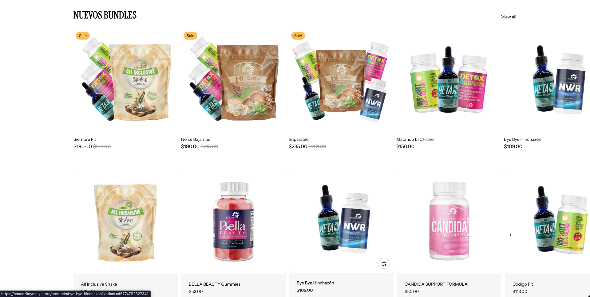 Drita y Mely — Bundles